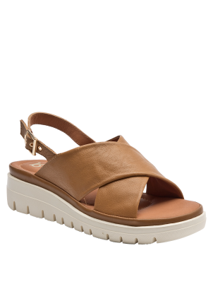 	Sandalia Cuero Mujer