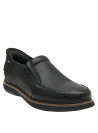 Mocasín elegante sin cordones, perfecto para combinar con jeans o pantalones de tela.