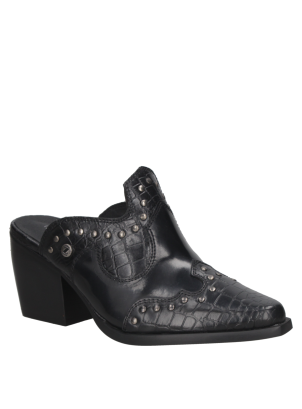 	Zapato Vaquero Cuero Mujer