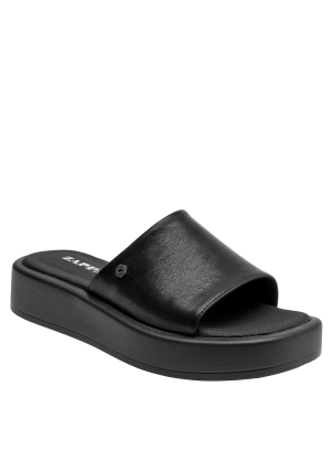 	Sandalia Cuero Mujer