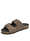 Estampado de leopardo en tonos marrones y negros, ideal para un estilo boho-chic.