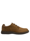 Zapato de cuero café para hombre, ideal para looks casuales o semi-formales.
