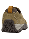 Zapato taupe de cuero para hombre, estilo outdoor, minimalista y sin cordones.