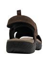 Calzado outdoor de cuero moro para hombre, suela antideslizante y diseño robusto para mayor seguridad.
