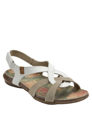 	Sandalia Cuero Mujer