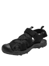 Sandalia negra de hombre con diseño robusto y funcional, ideal para actividades outdoor.