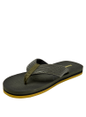 Sandalia verde oliva de hombre con diseño casual y tirante decorativo, ideal para un estilo veraniego relajado.