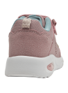 zapatilla rosada de niña con diseño moderno y cómodo, material sintético y malla transpirable