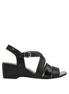 Sandalia negra de cuero para mujer, estilo minimalista con ajuste perfecto y cómodo.