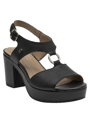 	Sandalia Cuero Mujer