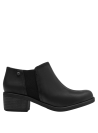 Botín negro para mujer, ideal para ocasiones casuales y formales por su estilo atemporal.
