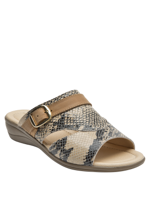 	Sandalia Cuero Mujer