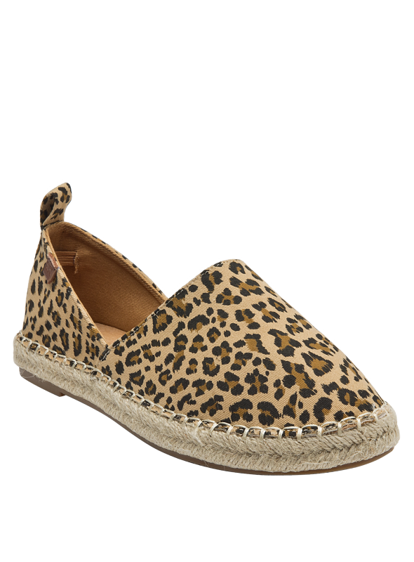 Alpargata casual de mujer, estampado leopardo, tendencia actual para destacar en cualquier conjunto.