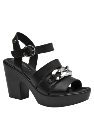 	Sandalia Cuero Mujer