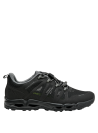 zapatilla negra de hombre para trail running, adecuada para gimnasio y paseos al aire libre