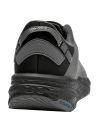 Zapatilla gris de hombre estilo running con detalles negros y logo en contraste.