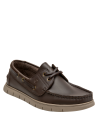 Calzado masculino de cuero marrón oscuro con diseño clásico, perfecto para combinar con jeans o chinos.