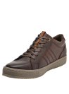 calzado urbano chic marrón oscuro de cuero con textura suave y diseño sofisticado