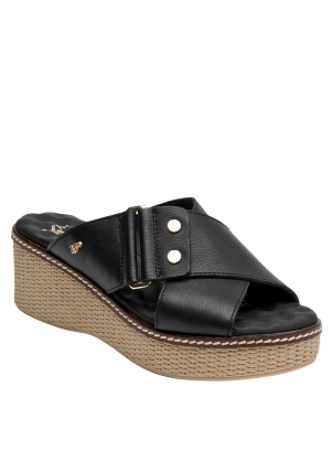 	Sandalia Cuero Mujer