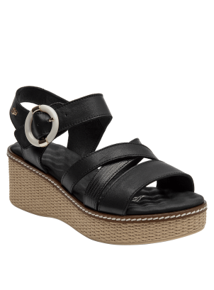 	Sandalia Cuero Mujer