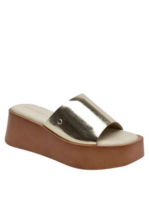 	Sandalia Cuero Mujer