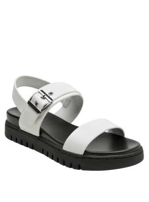 	Sandalia Cuero Mujer