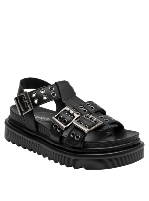 	Sandalia Cuero Mujer