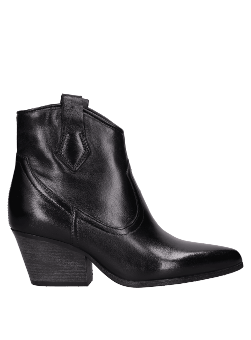 	Botín Cuero Vaquiero Mujer