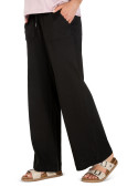 Pantalón negro casual femenino, ideal para looks diarios u oficina.