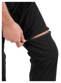 Pantalón negro de hombre, estilo casual, material elástico que ofrece comodidad y flexibilidad.