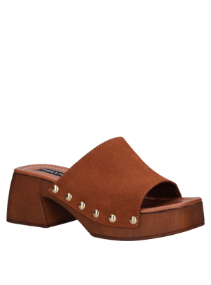 Sandalia Cuero Mujer