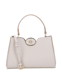 Cartera blanca de cuero para mujer, ideal para el día a día o salidas elegantes.