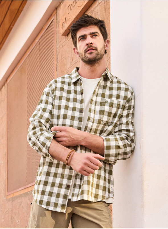 Camisa Segura K865 PANAMA JACK AZUL