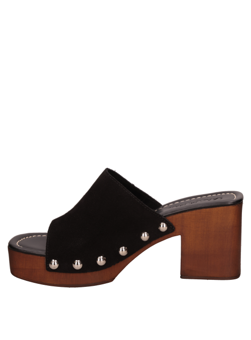Calzado de cuero negro sin forro, perfecto para días cálidos, con diseño sobrio y versátil. Calzado de cuero negro sin forro, perfecto para días cálidos, con diseño sobrio y versátil.