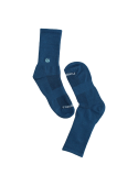 Calcetines casuales unisex azul ideales para combinar con zapatillas urbanas y jeans.