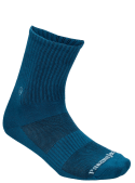 Calcetines unisex azules con puño elástico para ajuste cómodo y flexible.