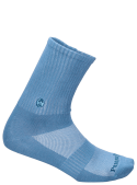 Textura suave de calcetines azules unisex para uso diario.