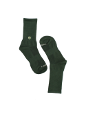 Calcetines verdes unisex que ofrecen comodidad y estilo en cualquier conjunto diario o activo.