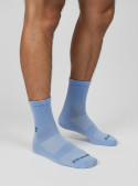 Calcetines unisex azules de diseño clásico con ajuste elástico.