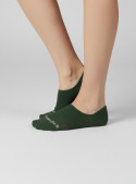 Calcetines unisex verdes de diseño clásico con mezcla de algodón para un ajuste cómodo y flexible.