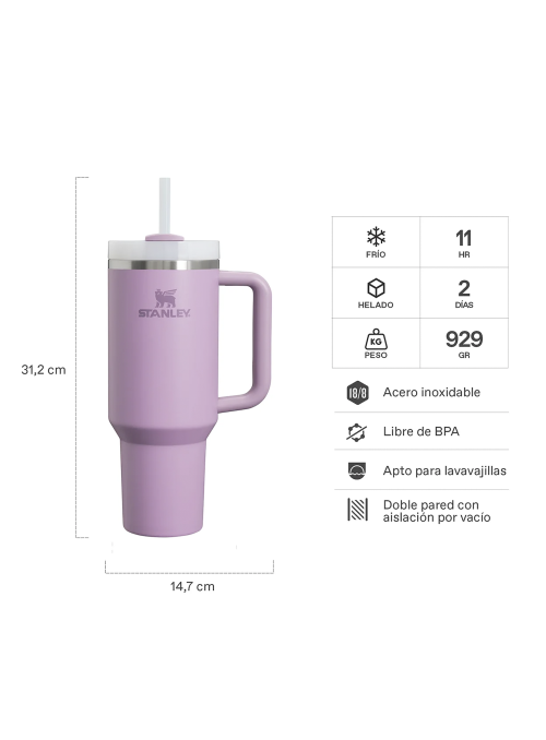 Vaso Quencher H2.0 Adventure (1.18 Lt) | Lila