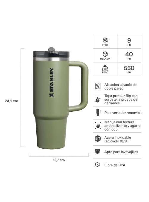 Vaso Stanley Quencher Protour (887 ml)
