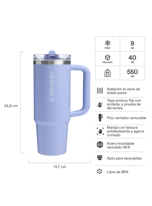 Vaso Stanley Quencher Protour (887 ml)