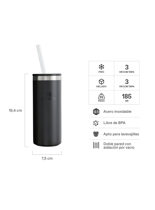 Contenedor de Latas Térmico (296 ml) | NEGRO