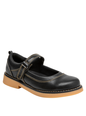 Zapato Escolar Cuero Niña (34 Al 40)