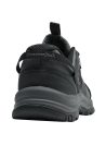 Calzado outdoor gris unisex, con forro textil para comodidad en largas caminatas.