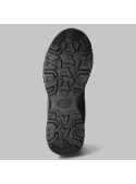 Zapatilla outdoor gris unisex con diseño robusto, ideal para trekking y senderismo.