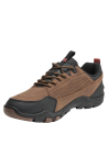 Calzado robusto café para hombre, diseño outdoor, recomendado para trekking urbano, con tecnología AIRFLOW.