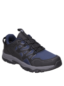 Zapatilla outdoor unisex azul con diseño robusto, ideal para trekking y senderismo.