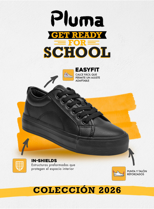 Zapatilla Escolar Unisex (34 Al 40)